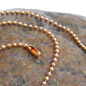 Copper Ball Chain (3mm)